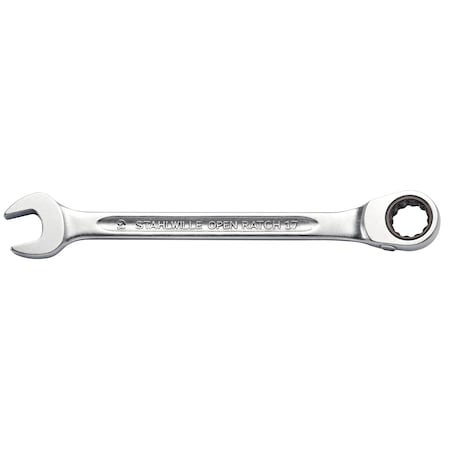Stahlwille Tools Combination ratcheting Wrench OPEN-RATCH Size 14 mm L.190 mm 41171414